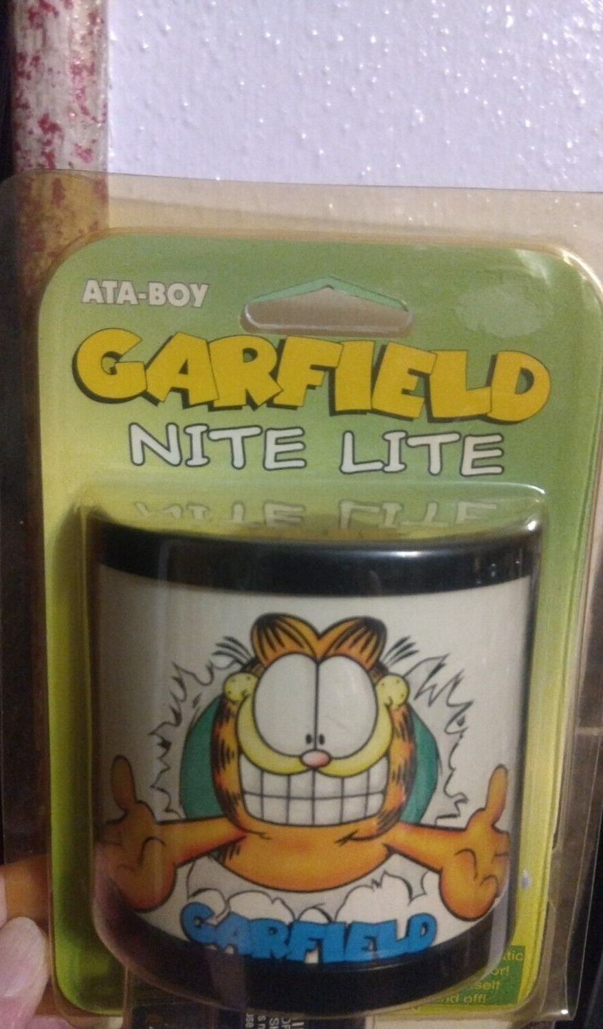 Vintage NOS ATA-BOY Garfield Night Light