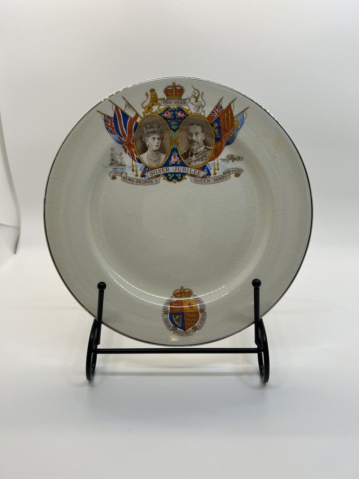 King George V & Queen Mary 1935 Silver Jubilee Plate