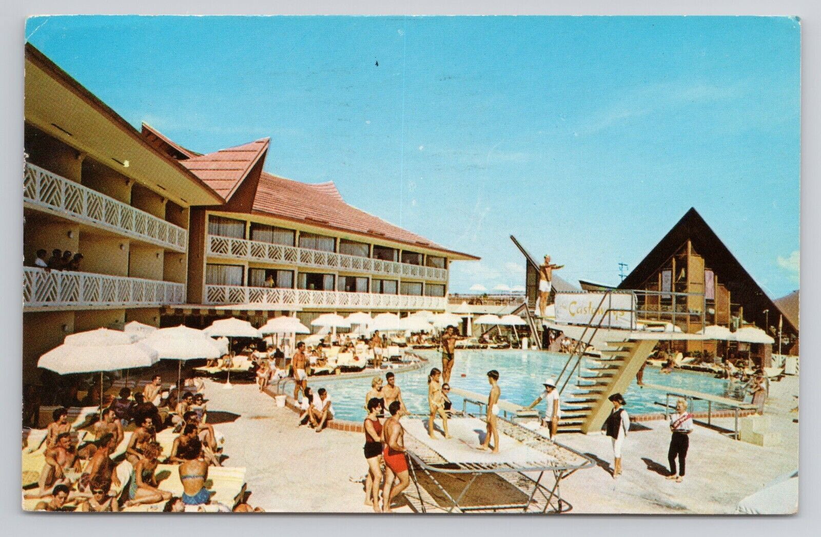 Postcard The Castaways America\'s Most Funderful Resort Motel Florida 1962