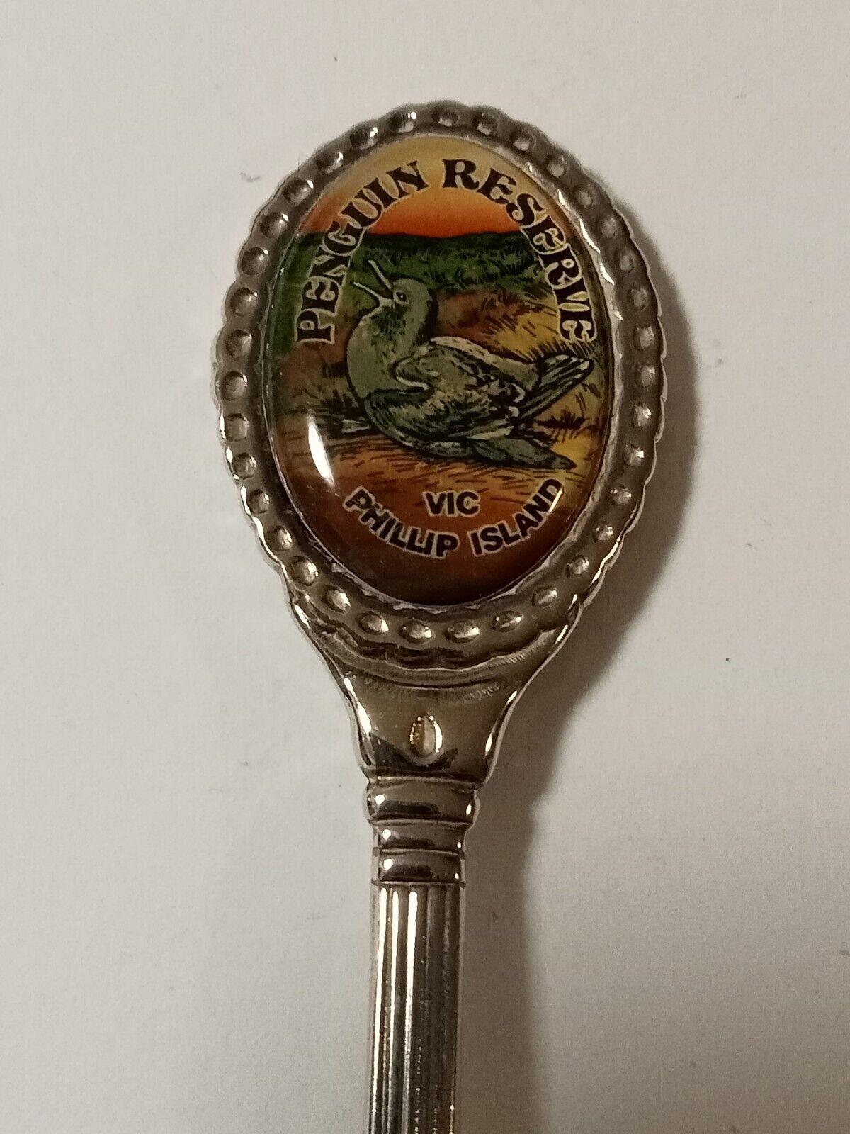 Vintage Souvenir Spoon.  Penguin Reserve.  Philip Island Victoria Australia