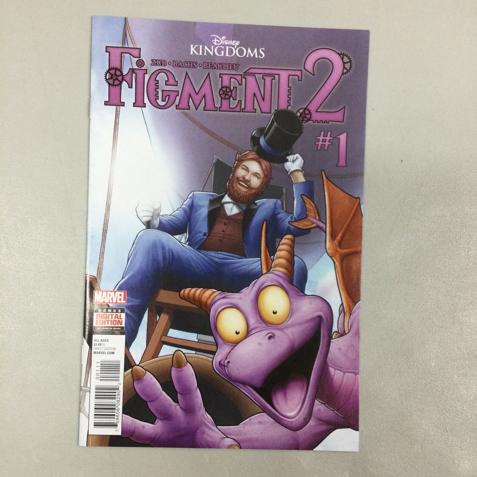 Figment 2 # 1 A Marvel Comics Disney Kingdoms 2015 ONE COMIC