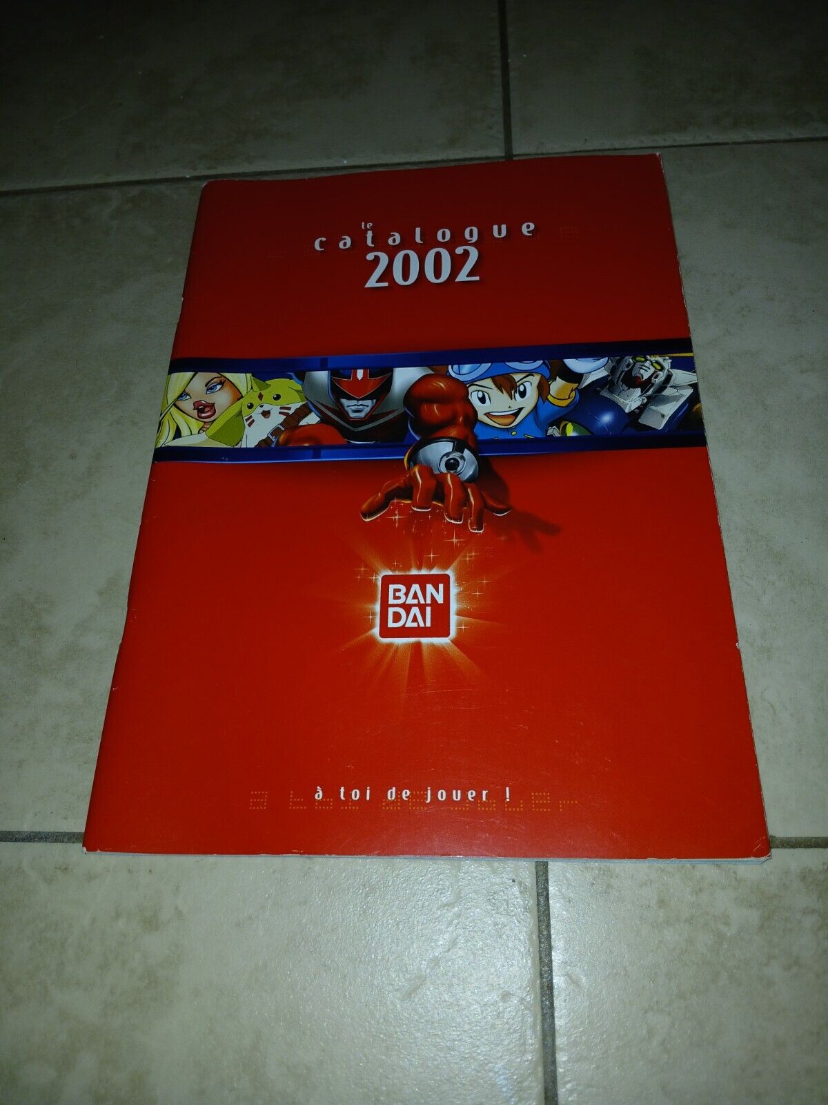2002 Bandai Fill Size Color Catalog 58 Pages,power Rangers,Digimon,gundam Ect