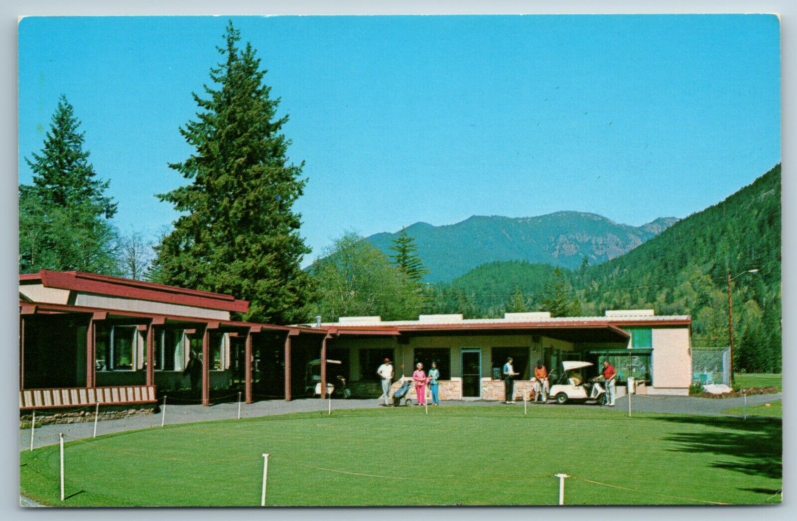 Bowmans Mt Hood Golf Club Wemme Oregon OR Chrome Postcard Pro Gift Shop