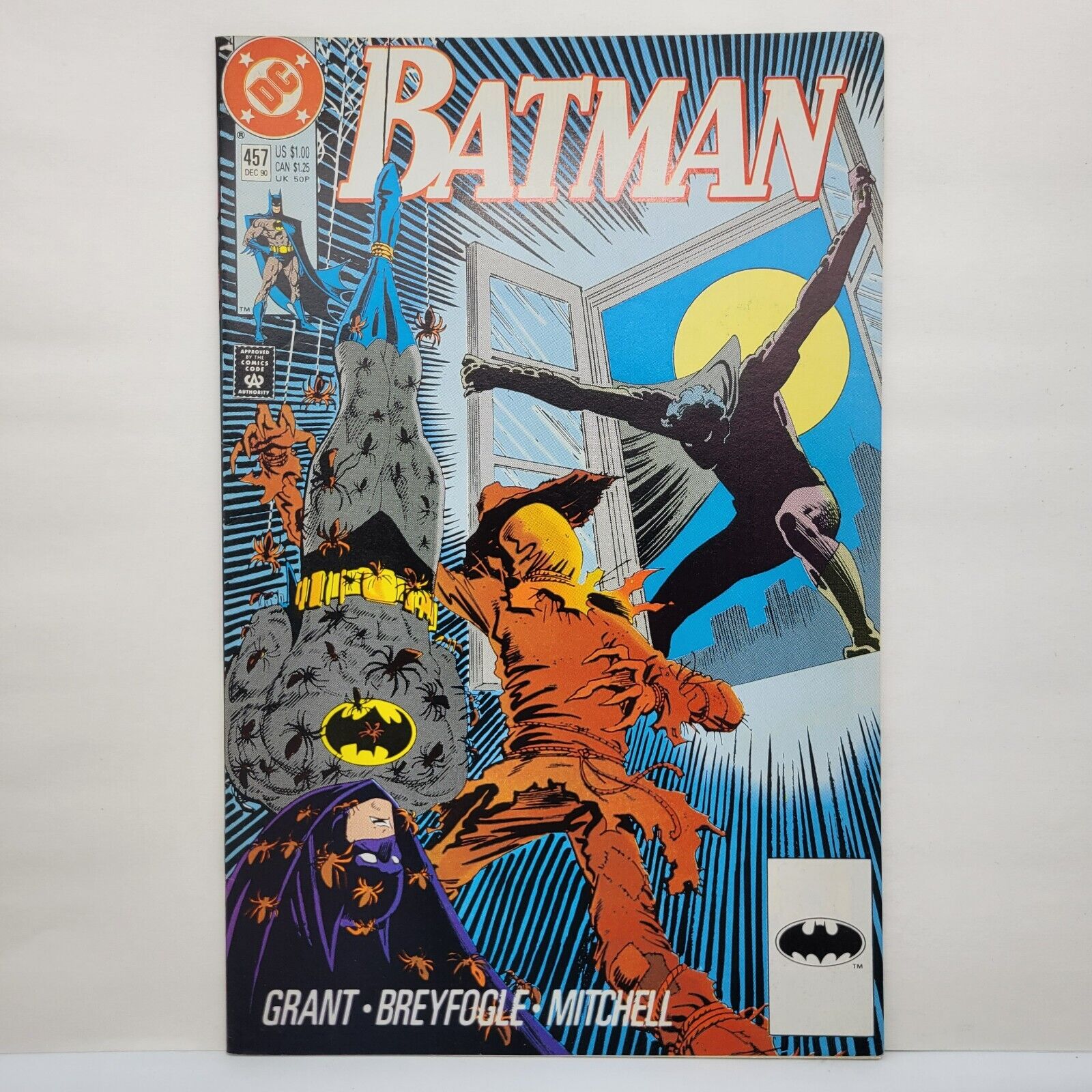Batman #457 Cover A Direct Sales Edition 1990  Alan Grant