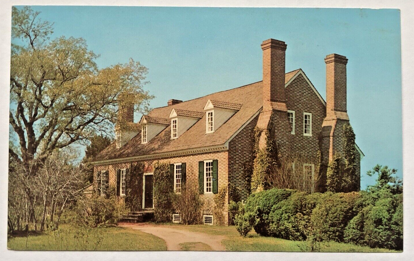 Memorial House George Washington\'s Birthplace Westmoreland County VA Postcard