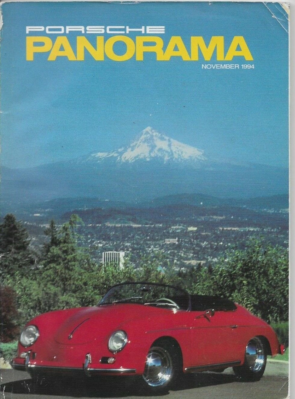 Porsche PANORAMA PCA Club Magazine November 1994 Speedster Portland Red