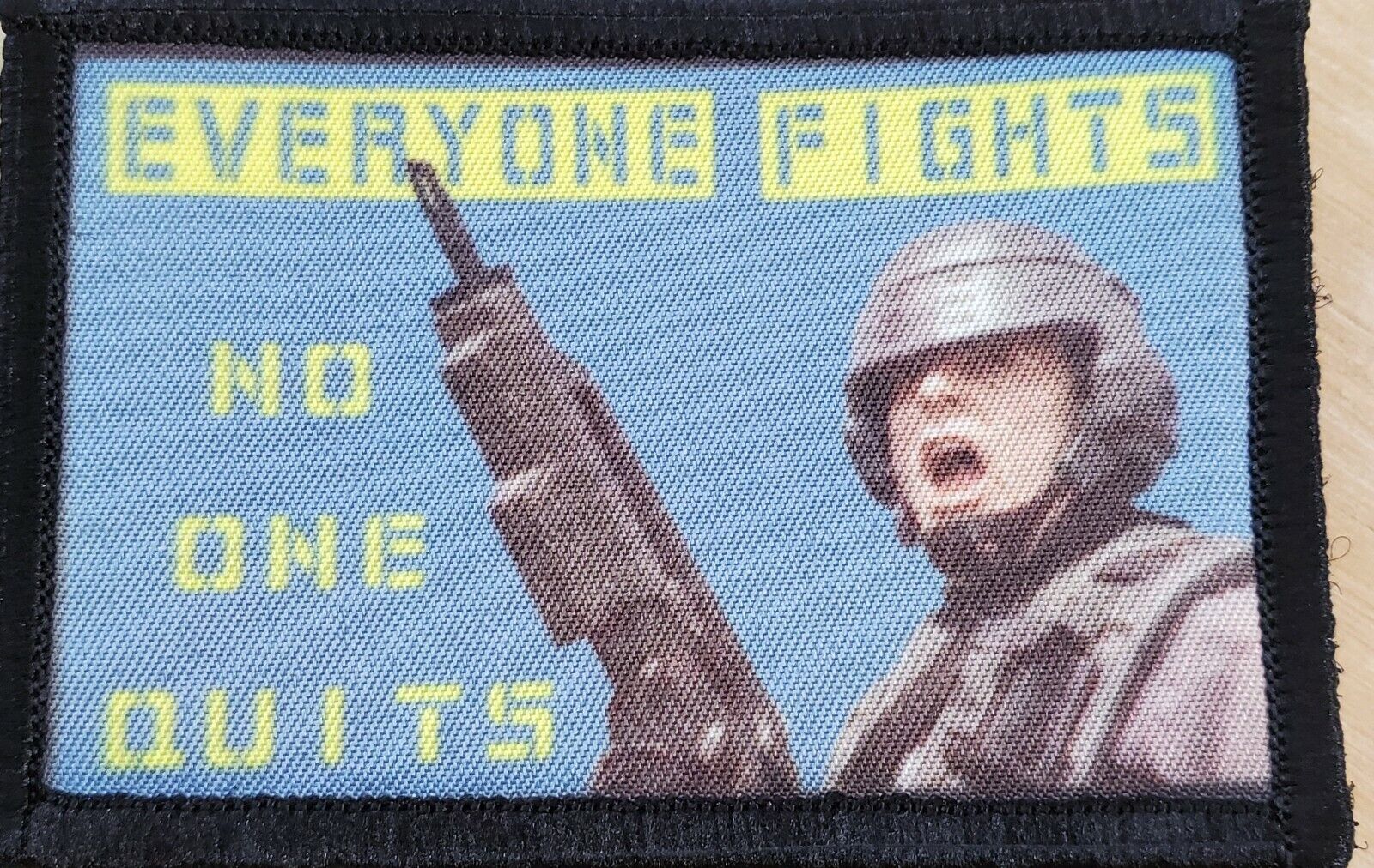 Everyone Fights Starship Troopers Morale Patch Tactical Military Army Flag  USA