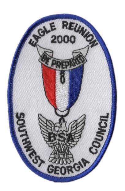 2000 Eagle Reunion Southwest Georgia Council BSA Patch BL Bdr.  [VA-4673]