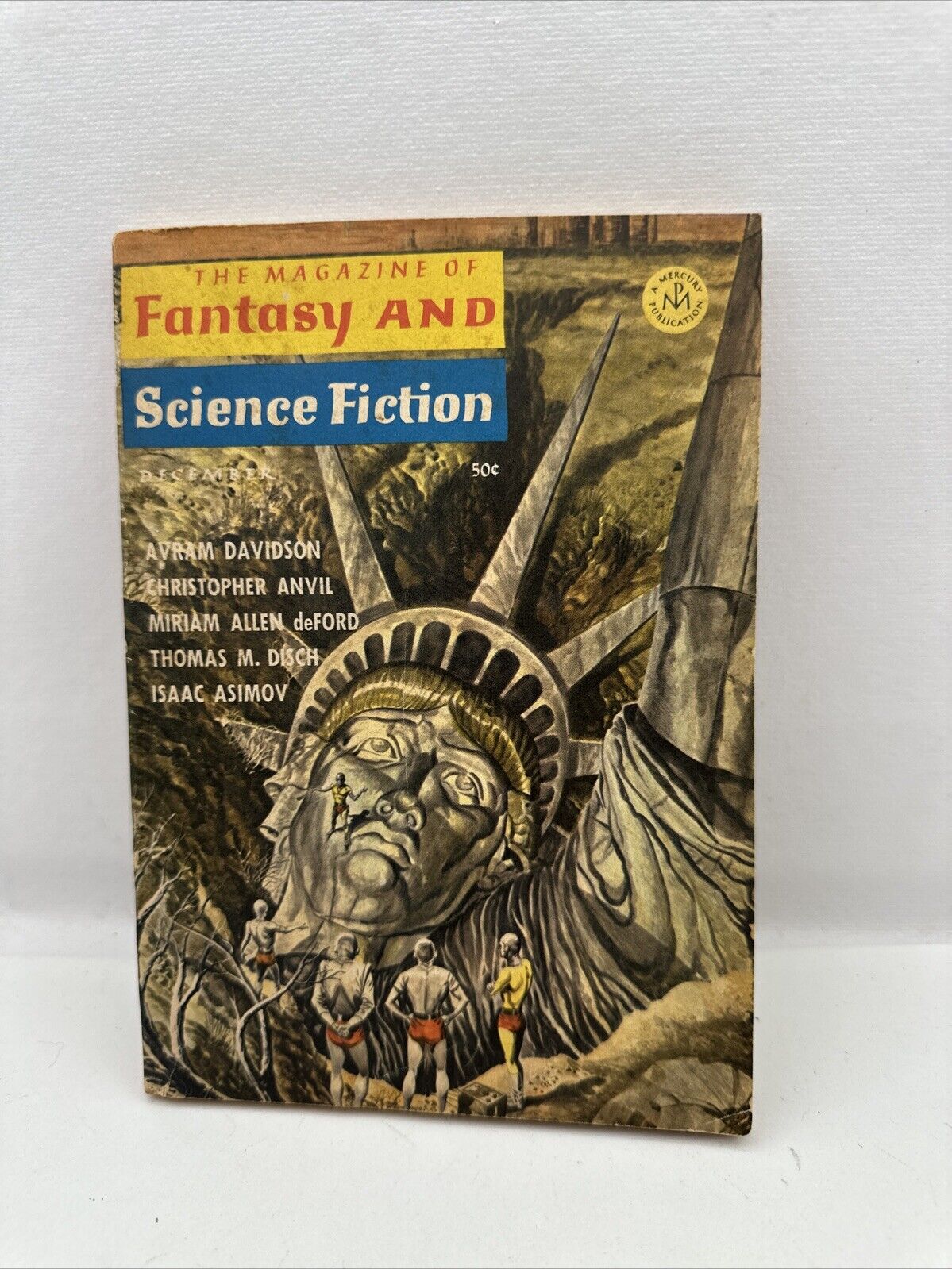The Magazine of Fantasy and Science-Fiction, December 1966 Vintage