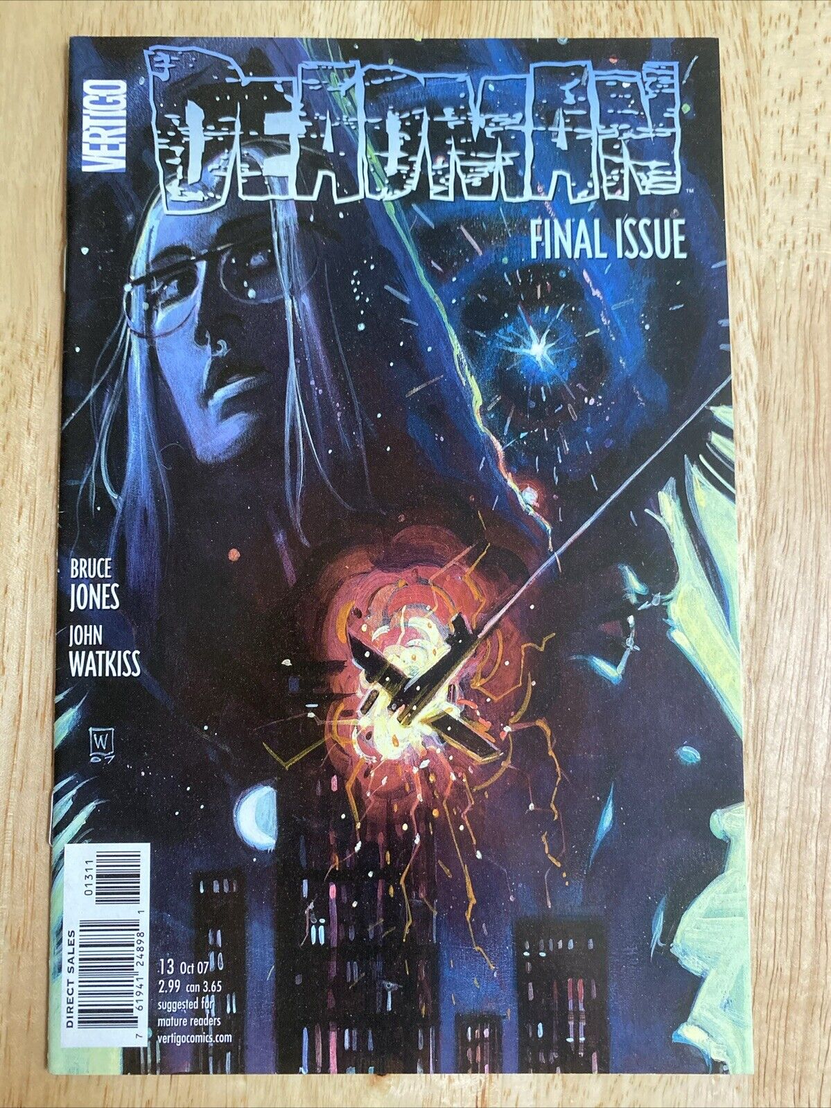 2007 DC/Vertigo Comics Deadman Issue 13 Series Finale Bruce Jones John Watkiss