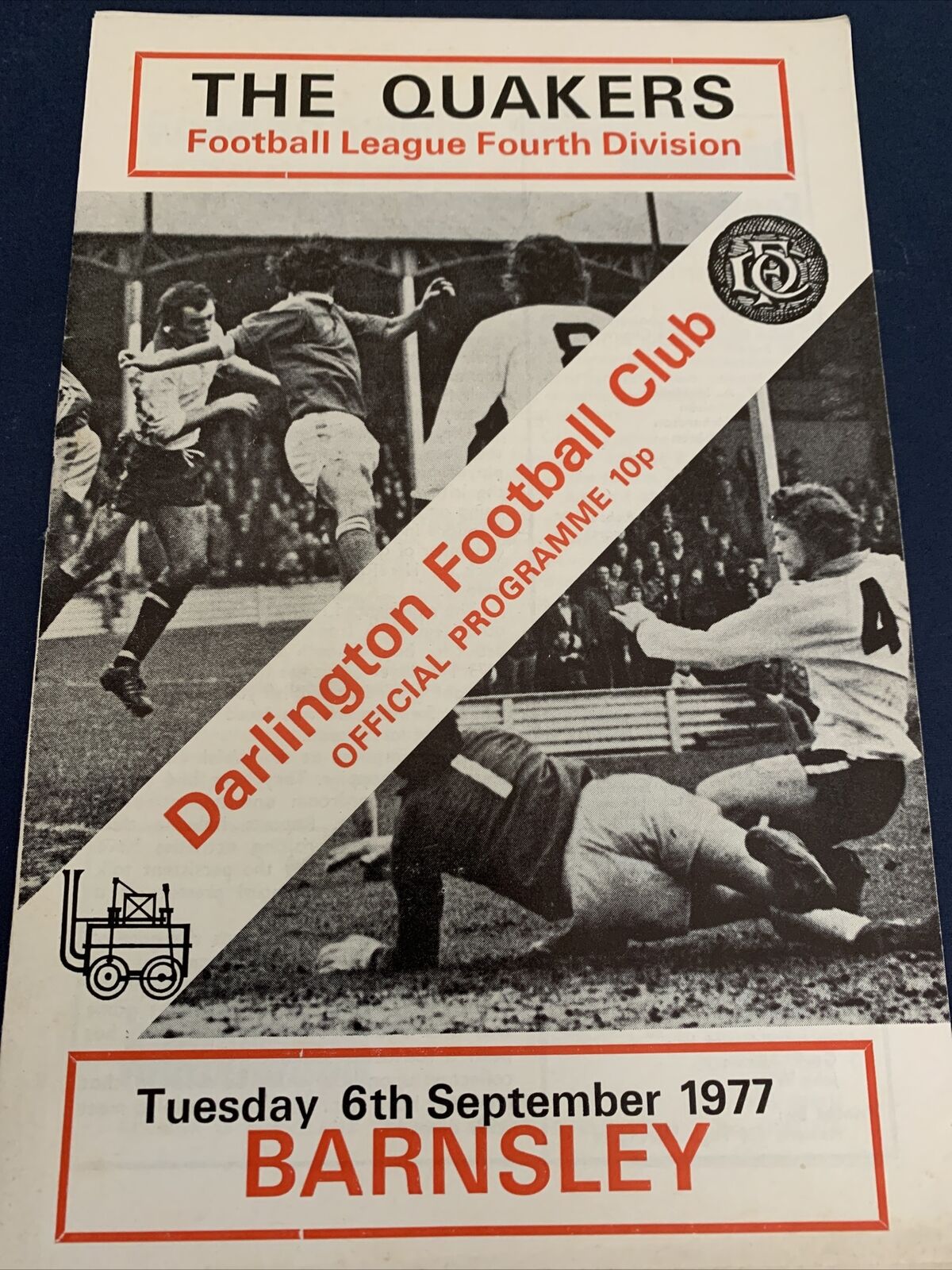 1977 Darlington V Barnsley Soccer/football Program