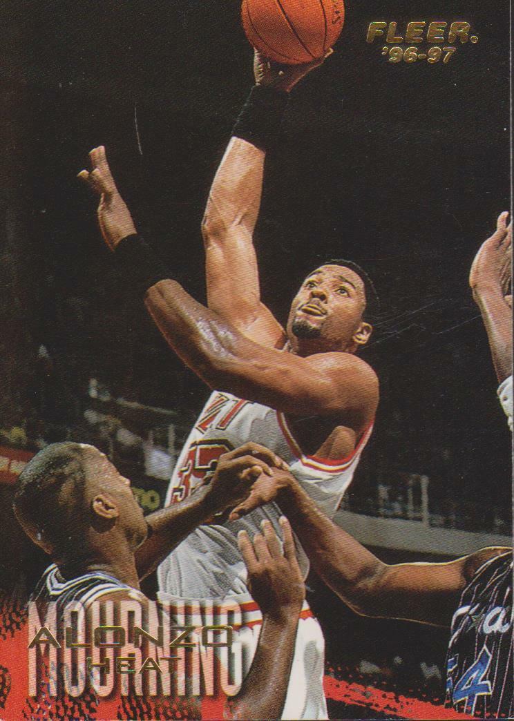 1996-97 Fleer Basketball #58 Alonzo Mourning