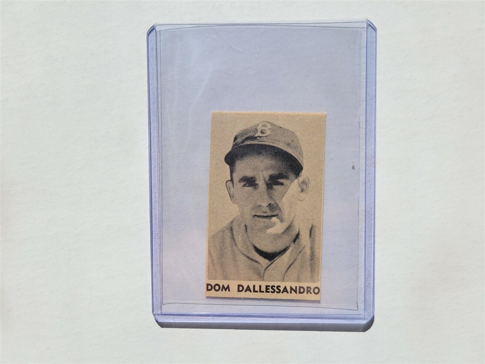 Dom Dallessandro & Chico Hernández 1943  Baseball Oddball Cut Out Panel Cubs