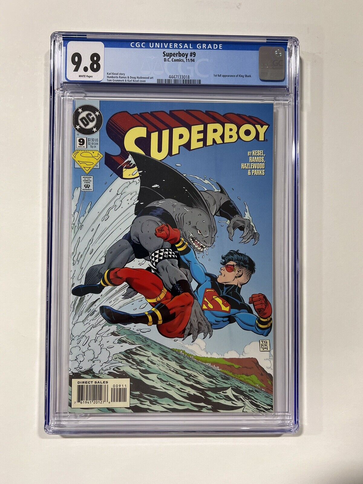 Superboy 9 CGC 9.8 1994 D.C. Comics