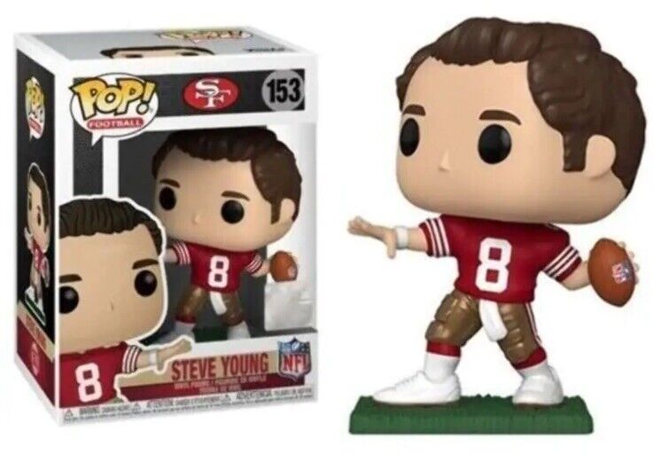 Steve Young Funko POP Legends NFL San Francisco 49ers With Protector