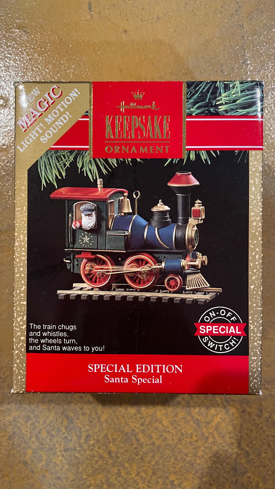 1991 HALLMARK Keepsake SANTA SPECIAL EDITION Magic ORNAMENT QLX716-7 NEW IN BOX