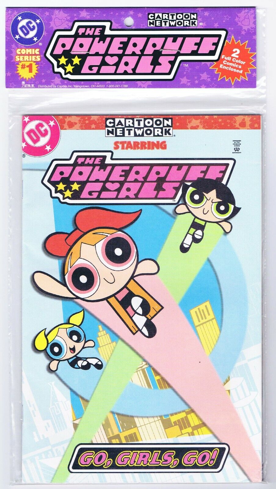 Powerpuff Girls #1 & 5(nn) - 1st App Multi-Pack Sealed Cartoon Network DC 2000
