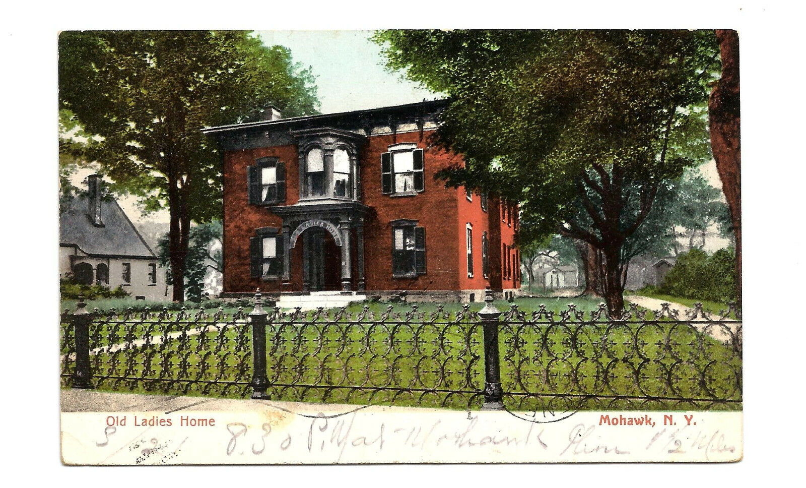 Mohawk NY Postcard New York Old Ladies Home c1905