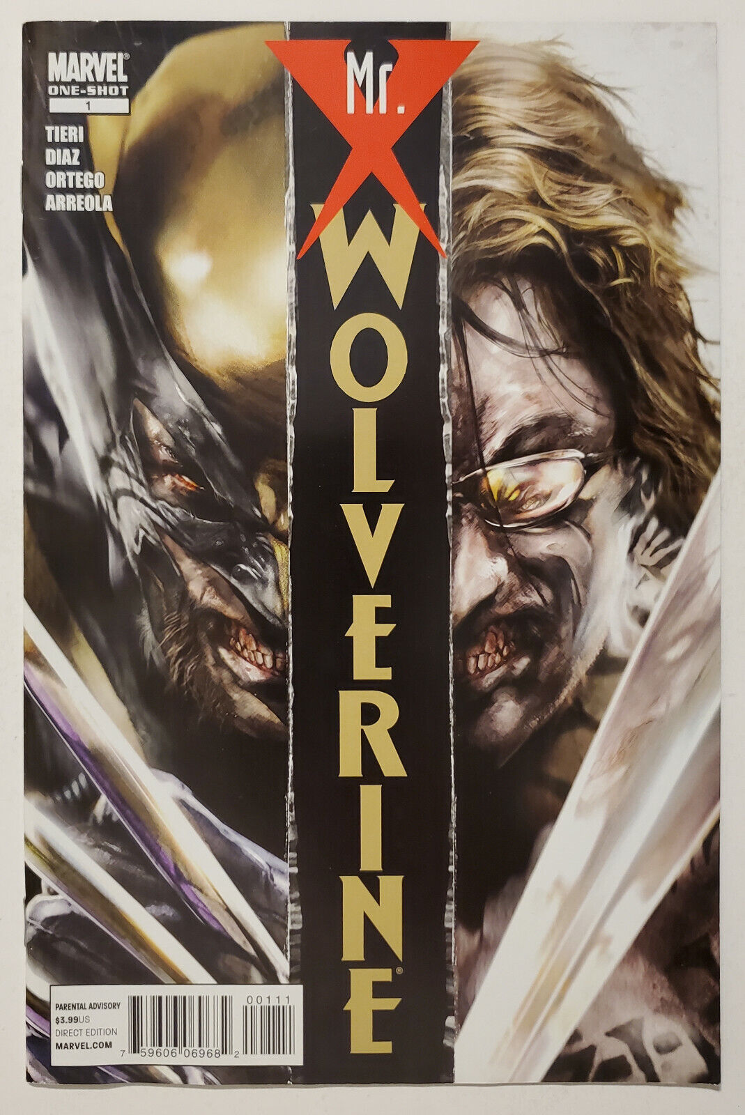 Wolverine: Mr. X #1 (2010, Marvel) VF- Francesco Mattina Cover