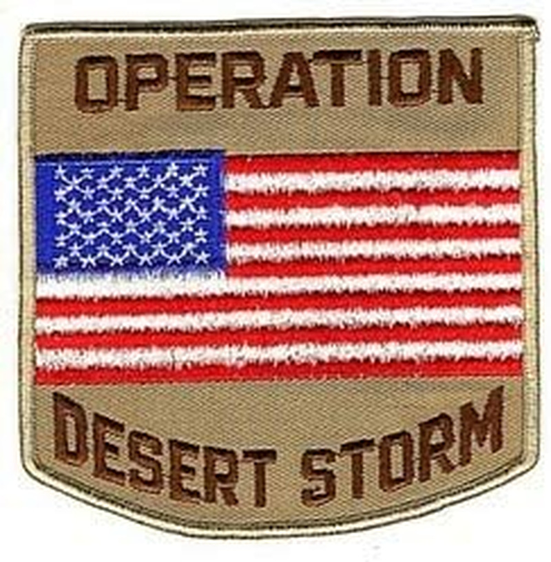Operation Desert Storm Iron on Sew on Small Patch for Jacket Vest