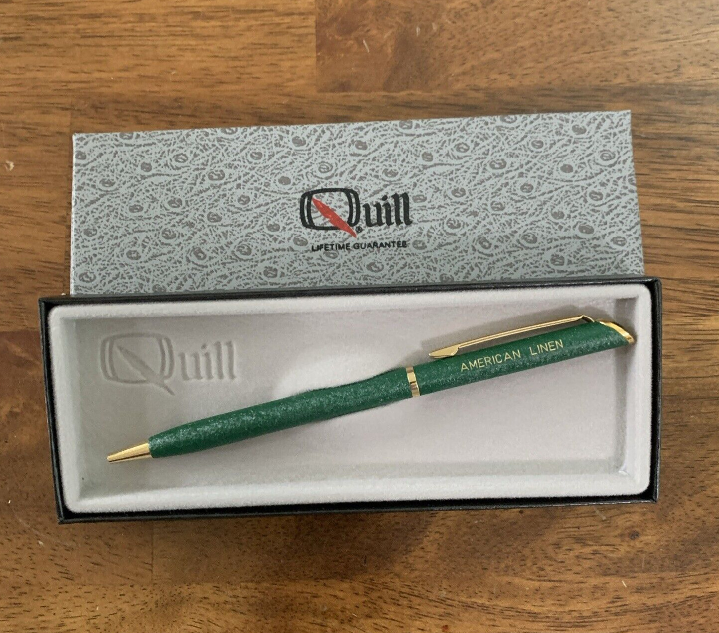Quill American Linen Ball Point Pen New Old Stock