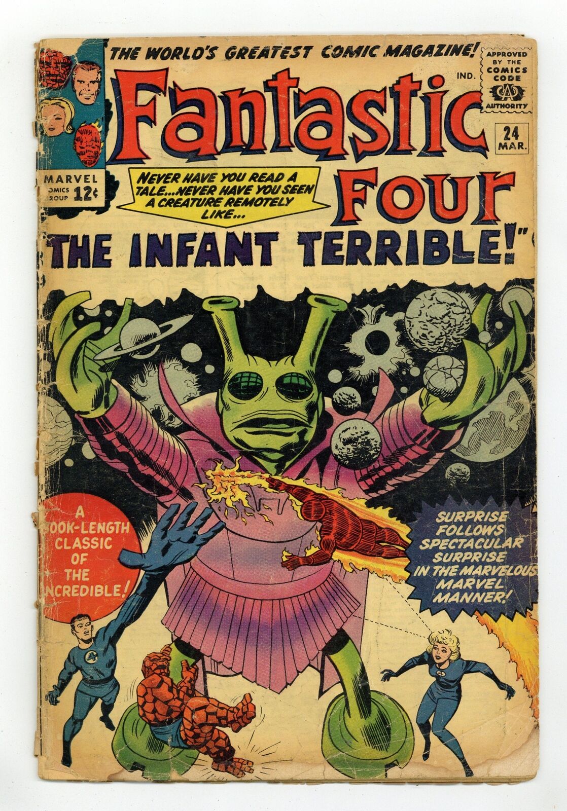 Fantastic Four #24 GD- 1.8 1964
