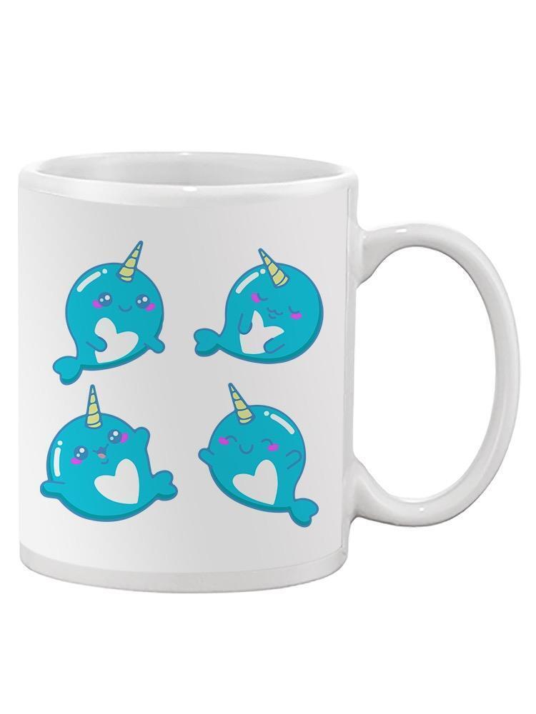 Cute Narwhals Mug - SPIdeals Designs