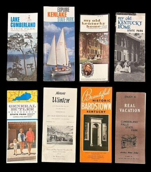 Vintage Kentucky Pamphlets Brochures State Parks Kenlake Lake Cumberland Winton