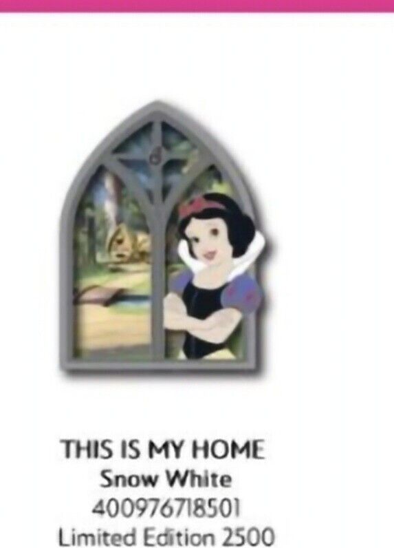 Disneyland this is my home snow white pin presale