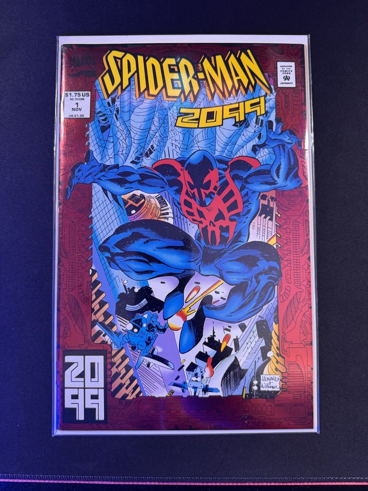 🔥🕸️ SPIDER-MAN 2099 #1  FOIL 1ST APPEARANCE AND ORIGIN OF SPIDER-MAN 2099