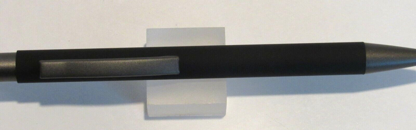 Terzetti Model COMFY Metal ClickTop Ballpoint Pen-Rubberized Body-BLACK