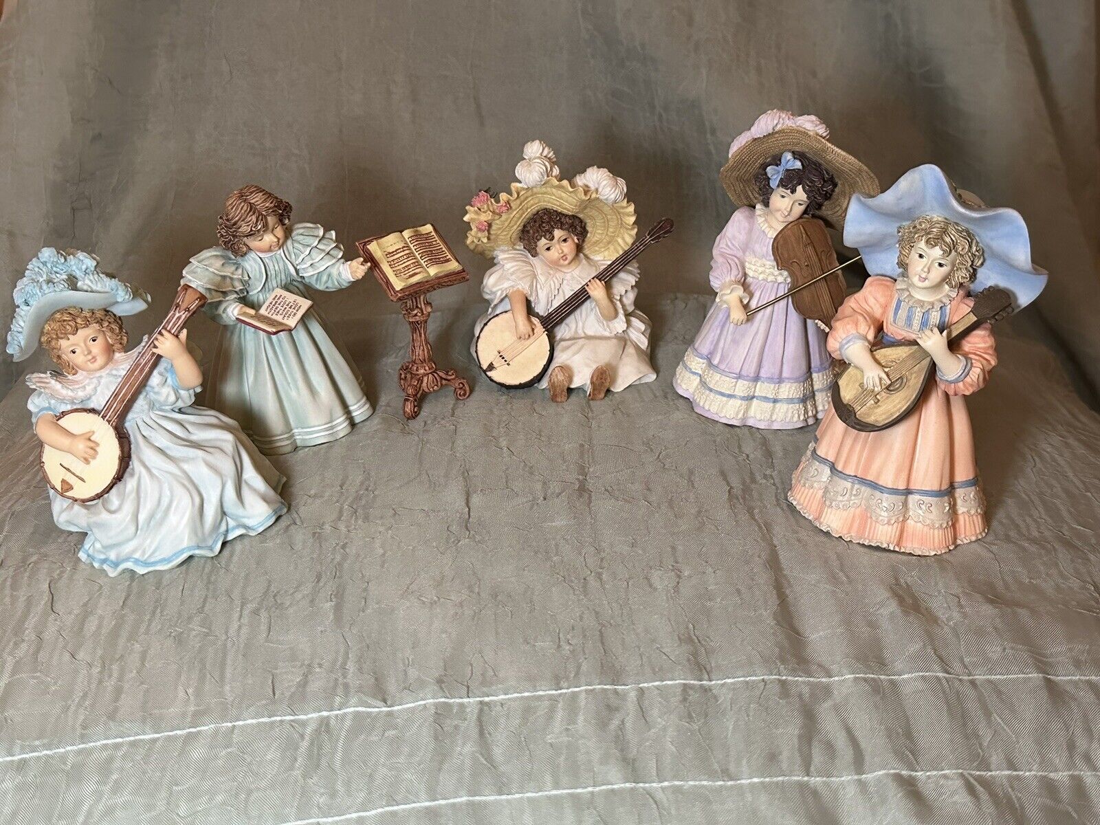 Musical Maud Humphrey Bogart Heirloom Tradition Figurines. Lot Of 5