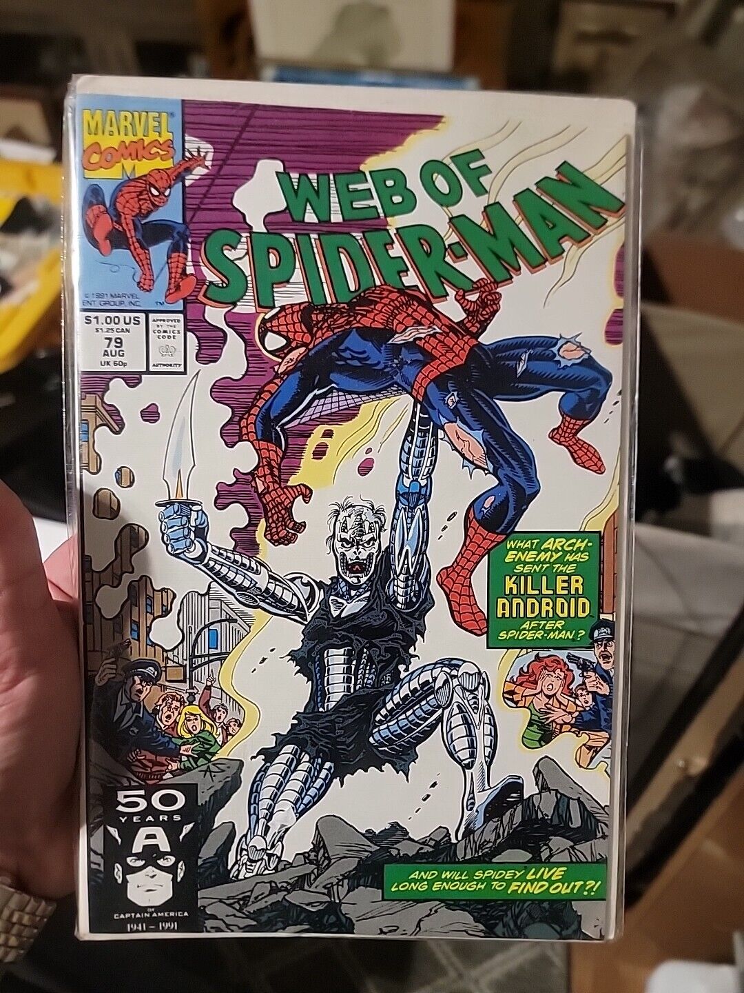 Web of Spiderman 79 Mint Condition 