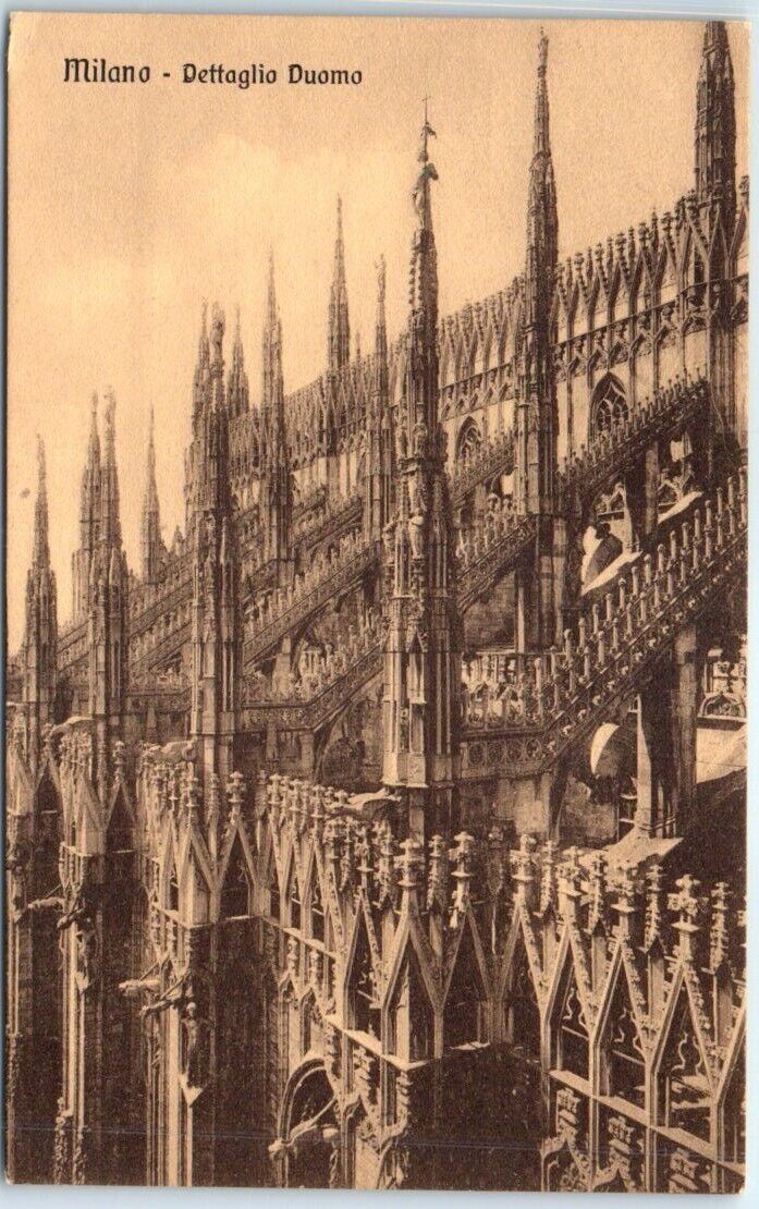 Postcard - Dettaglio Duomo - Milan, Italy