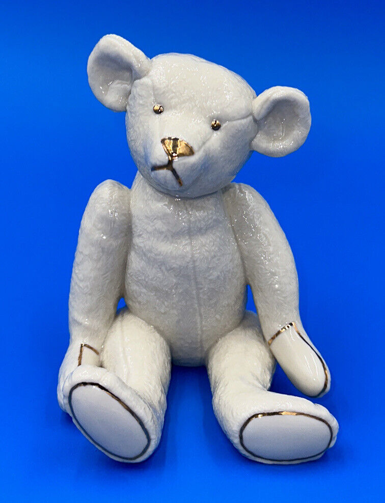 Lenox Classics Centennial Porcelain Teddy Bear W/Box Smithsonian Institution