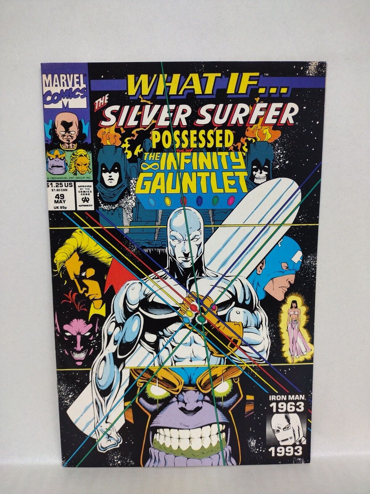 What If...#49 (1993) Marvel Comic Silver Surfer Infinity Gauntlet NM