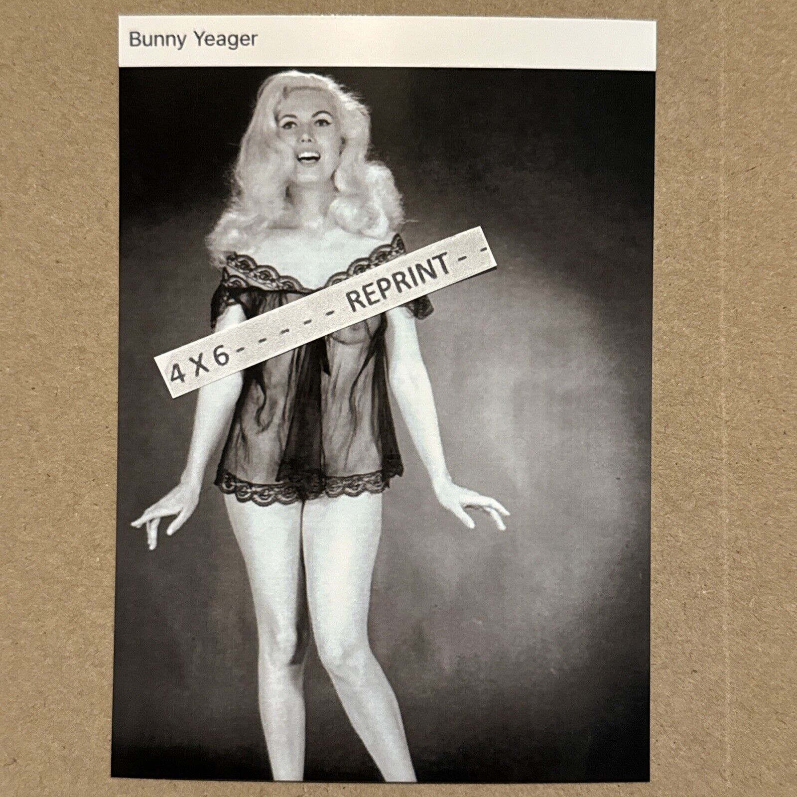 Bunny Yeager ….4 X 6  Photo-# 1