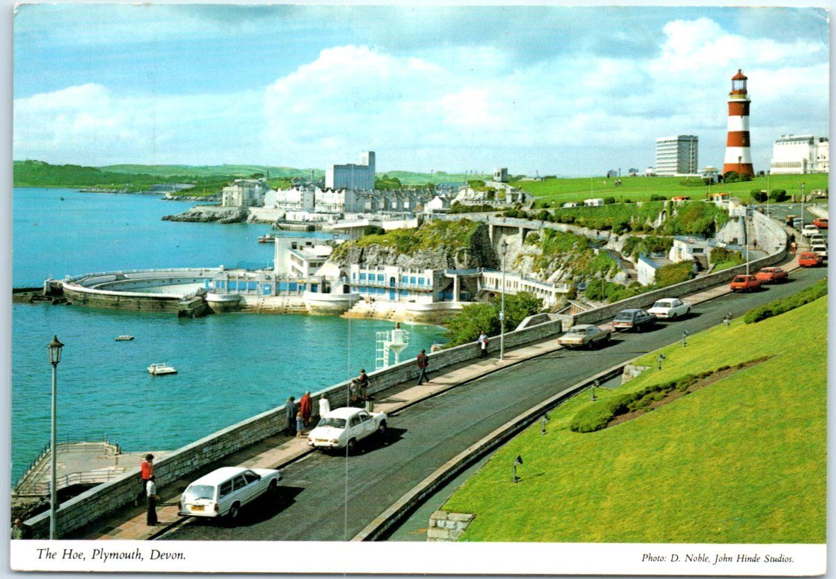 Postcard - The Plymouth Hoe & Sound - Plymouth, England