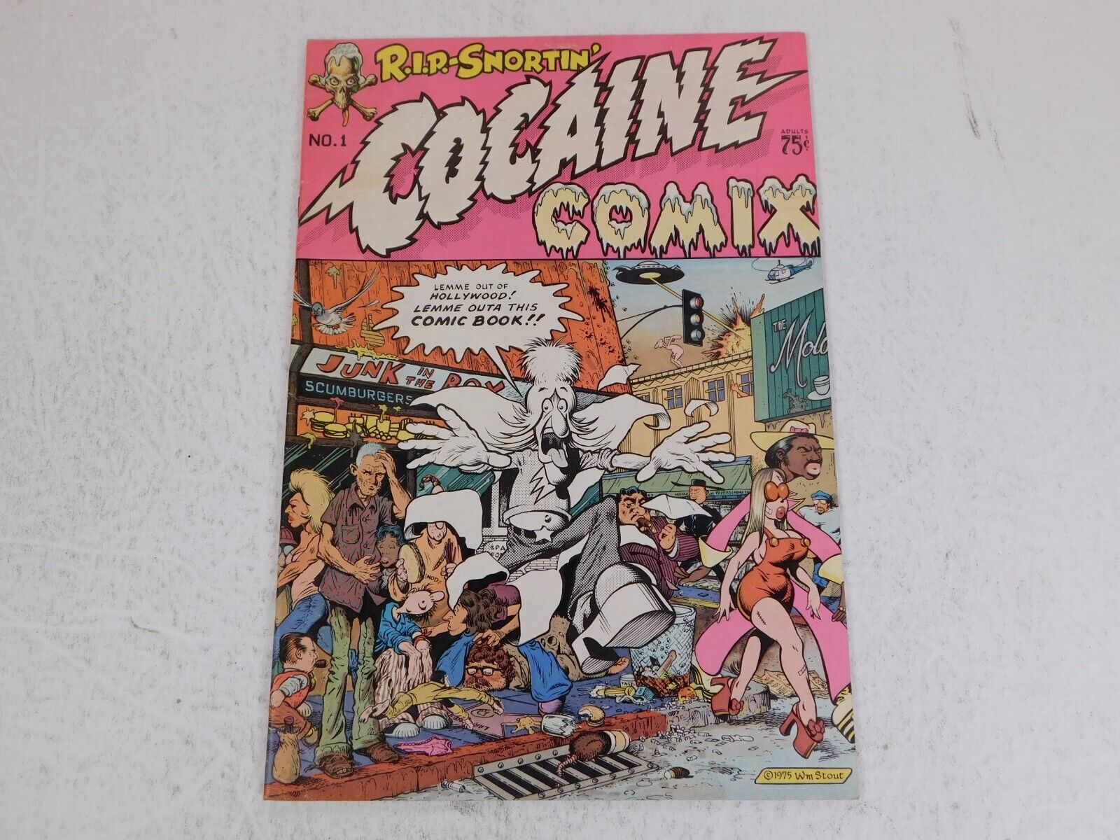Cocaine Comix #1 Underground Comics - Reader Copy- 1st Print Comix