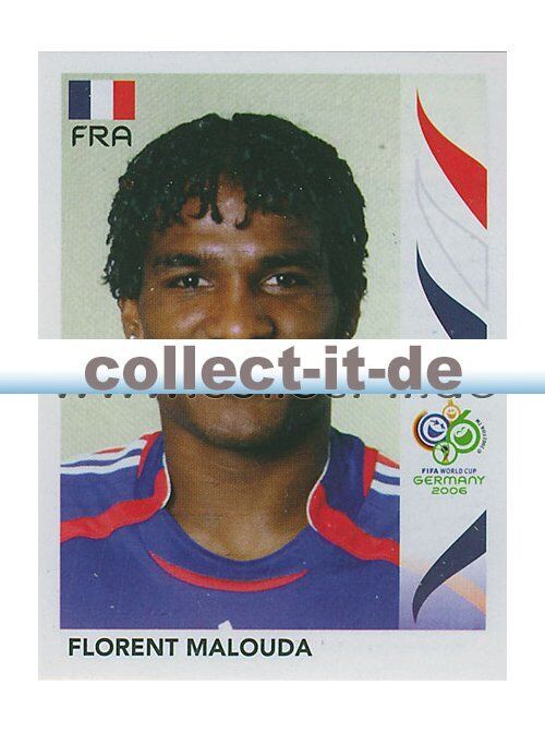 2006 Panini World Cup Single Sticker - 465 - Florent Malouda [France]