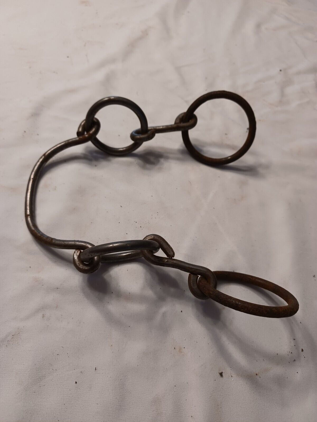 ANTIQUE HORSE BRIDLE BIT,WESTERN, LATE 1800S OR EARLY 1900S, 3 1/2 INCH...