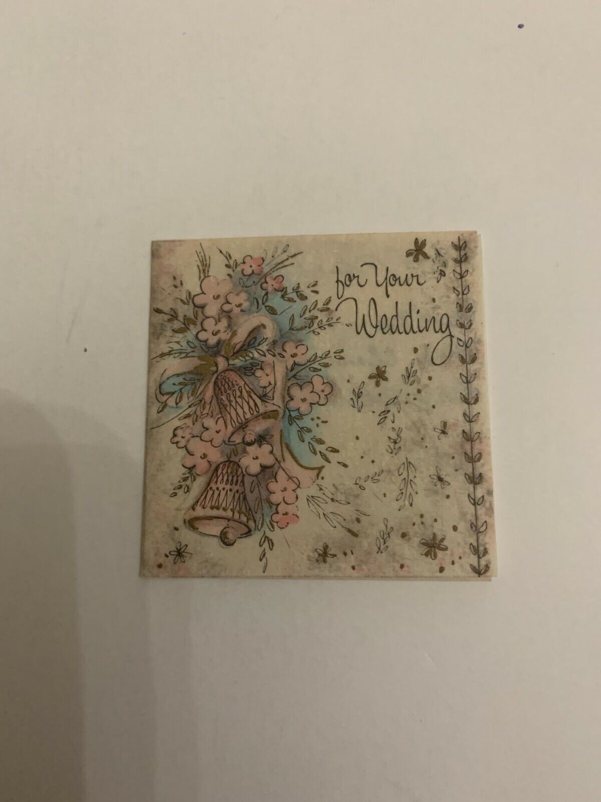 Vintage 1950\'s Wedding Gift Greeting Card Buzza-Cardozo