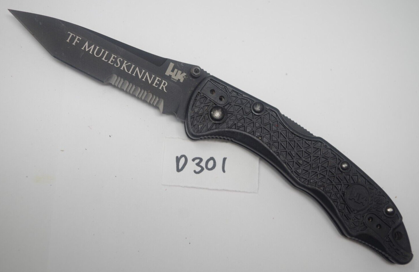 HK Pika II Heckler & Koch Tanto Combo Edged Blade Benchmade 14452 Pocket Knife
