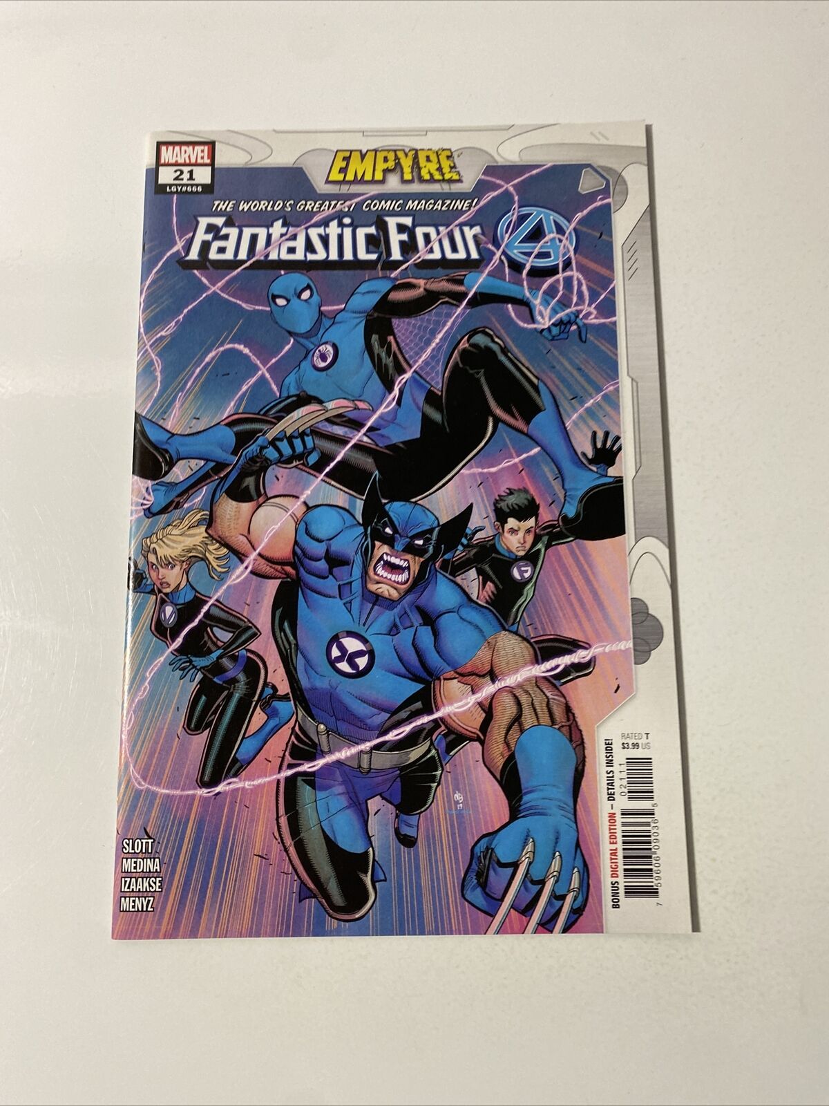 Empyre FANTASTIC FOUR #21 2020 Marvel Comics 2020 Wolverine Cover