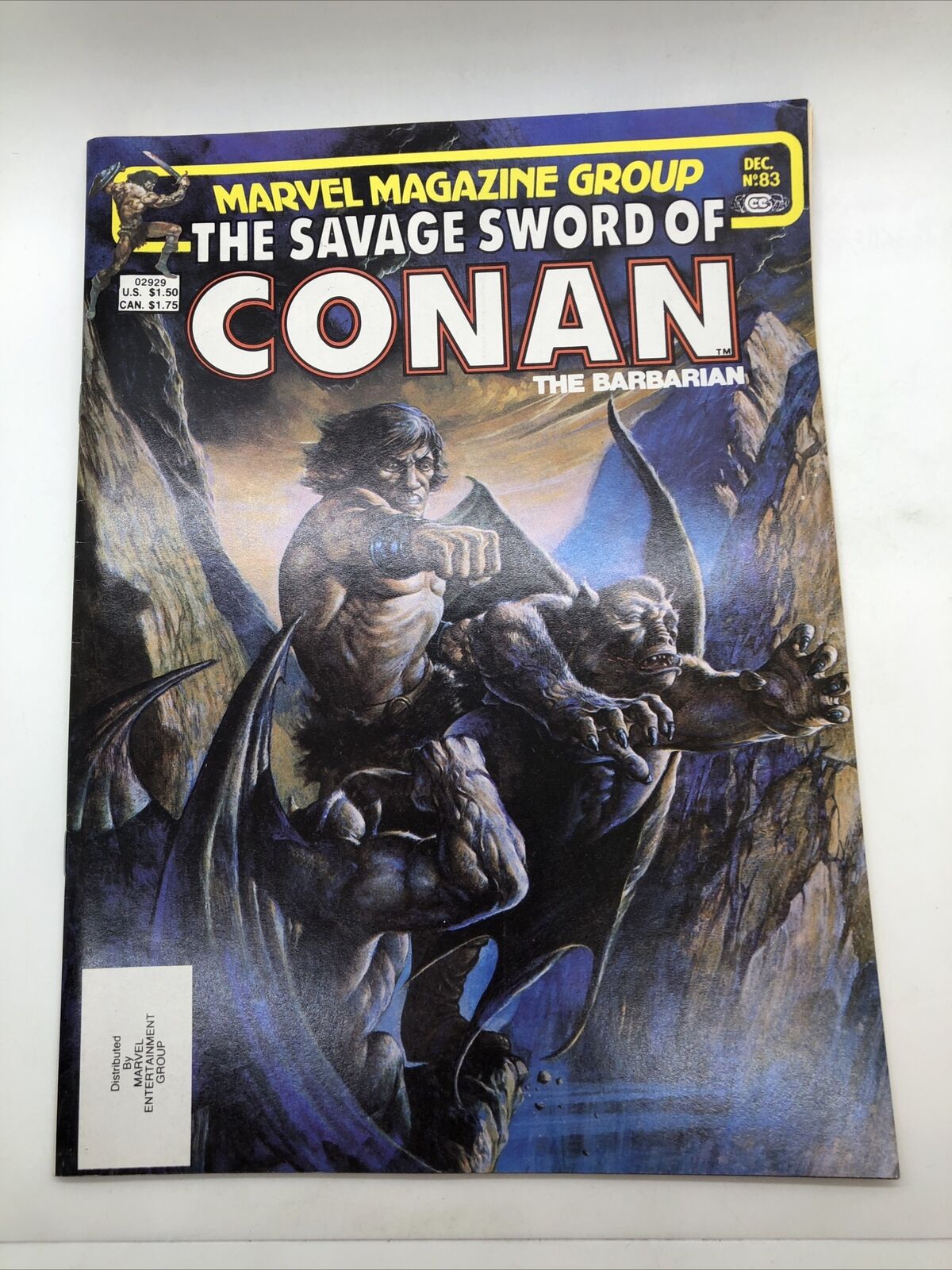 The Savage Sword Of Conan The Barbarian Dec#83 Marvel Magazine Group