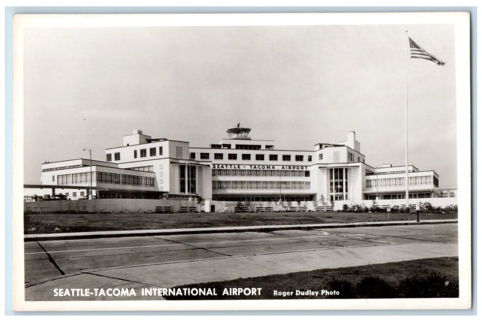 c1940\'s Seattle Tacoma International Airport Washington WA RPPC Photo Postcard