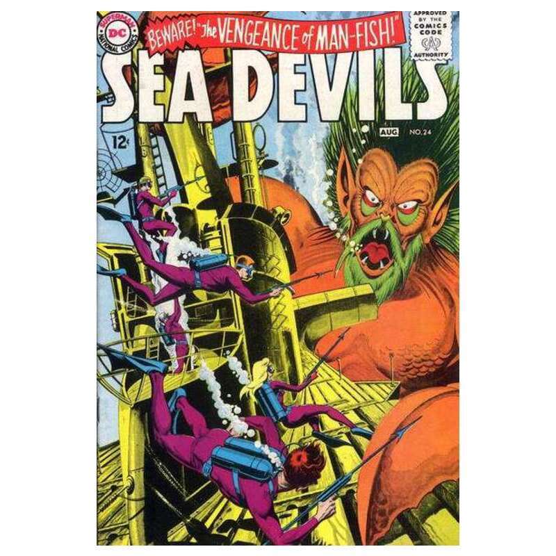 Sea Devils #24 in Fine + condition. DC comics [p;