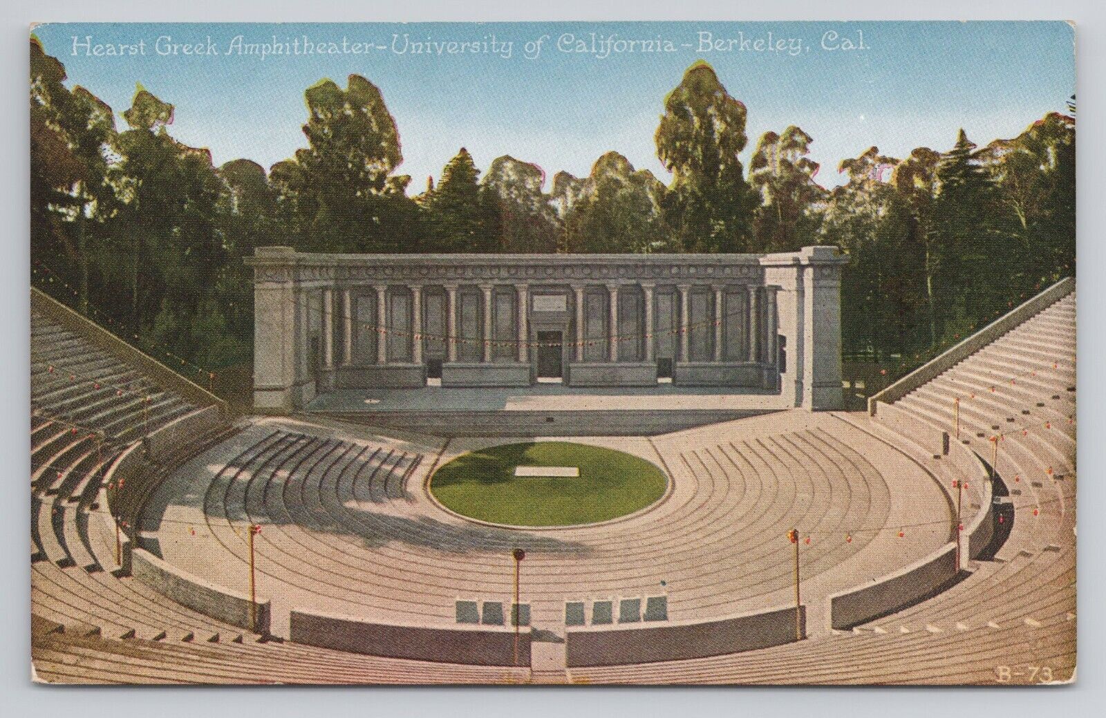 Hearst Greek Amphitheater University of California Postcard 3167