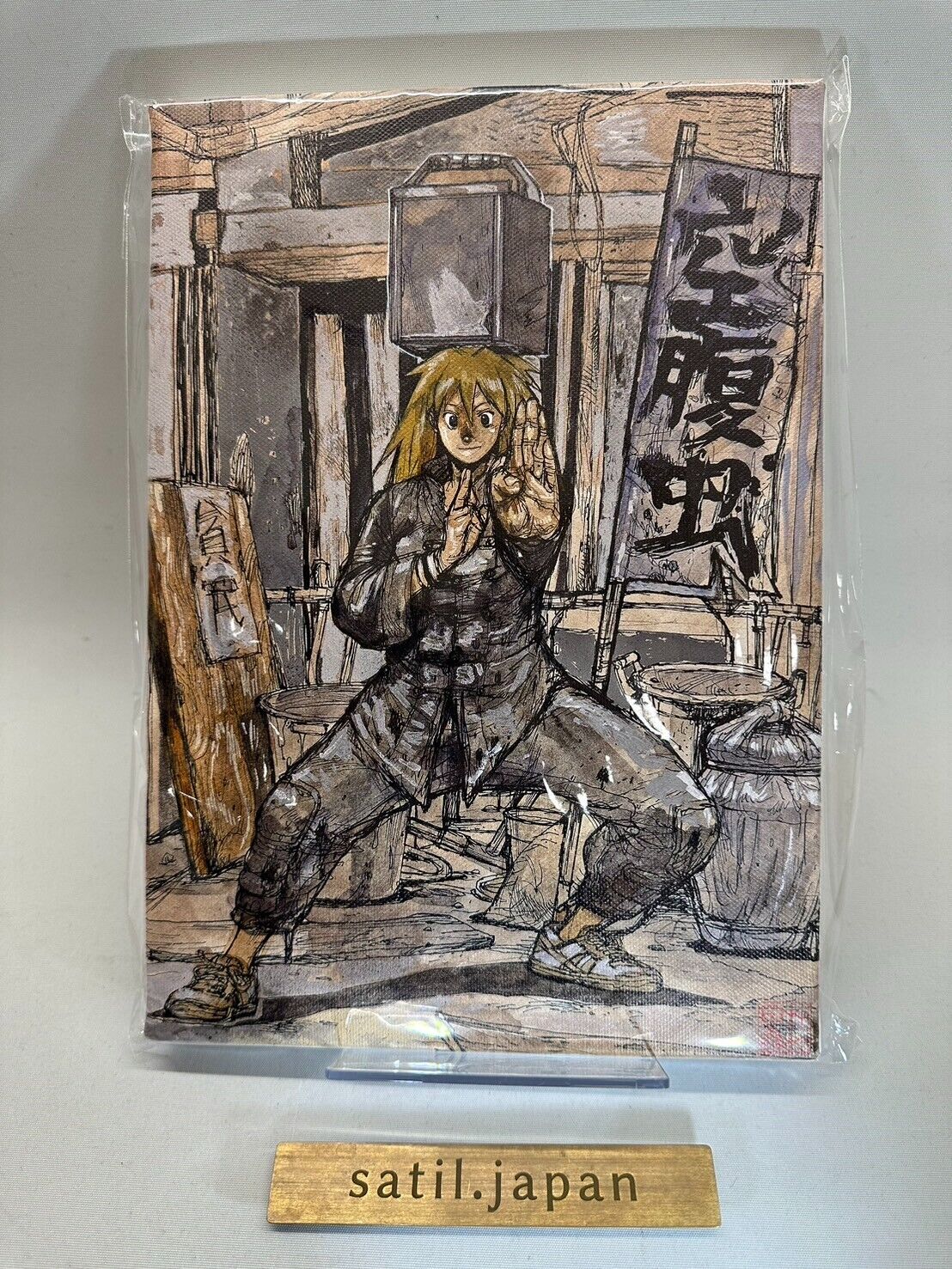 [NEW] Dorohedoro Original Painting Exhibition Nikaido Canvas Art Japan