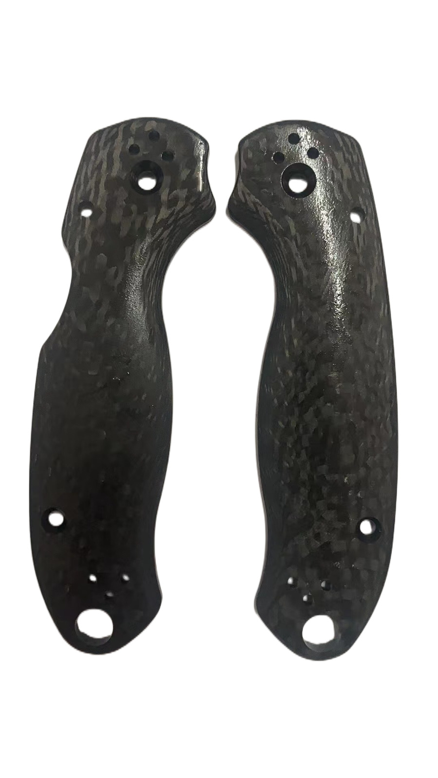 1 Pair Carbon Fibre Knife Handle Scales for Spyderco C223 Para3 Folding Knife